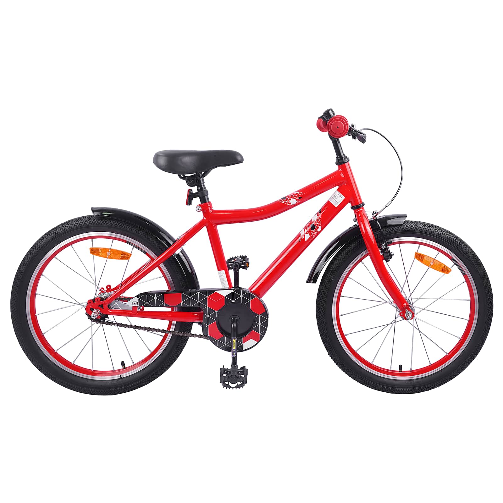 VidaXL Kinderfahrrad 20 Zoll für 6-11 Jahre rot