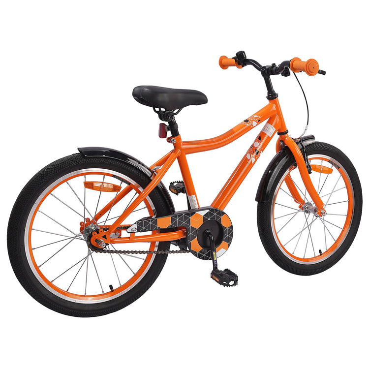 VidaXL Kinderfahrrad 20 Zoll für 6-11 Jahre, Orange