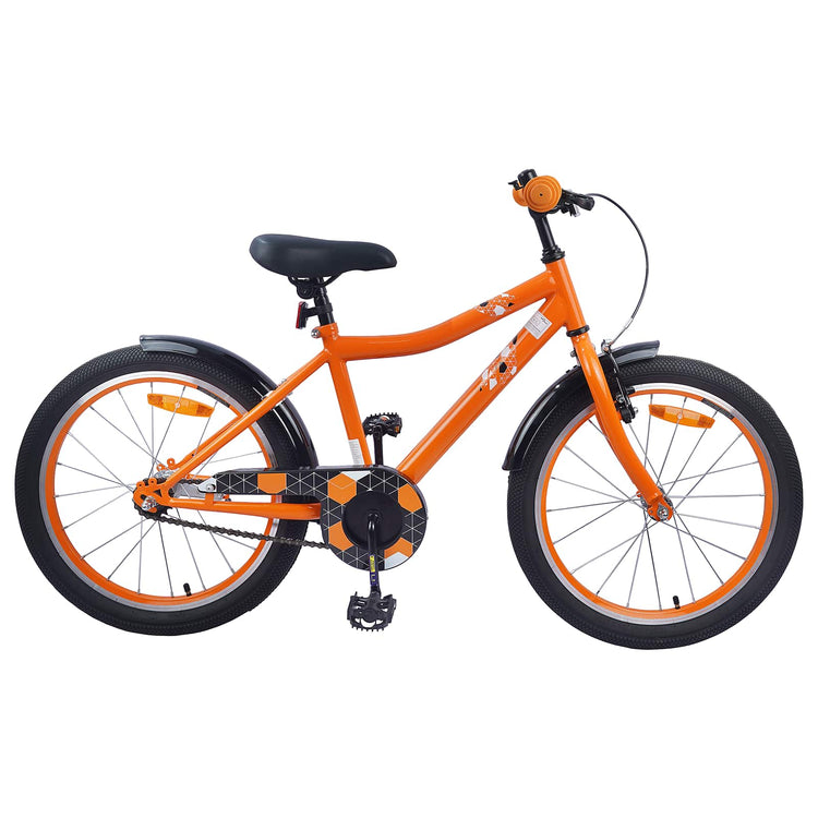 VidaXL Kinderfahrrad 20 Zoll für 6-11 Jahre, Orange