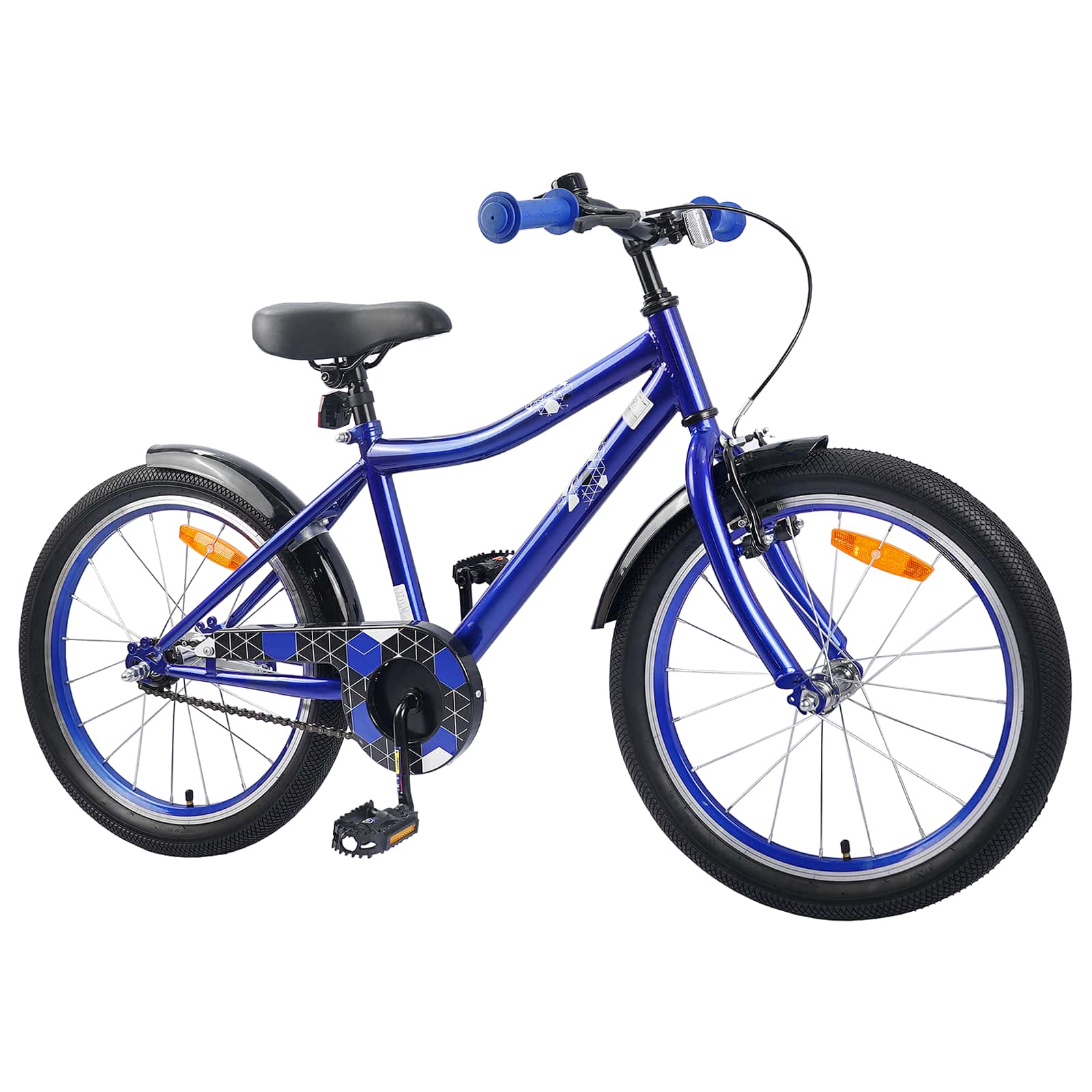 VidaXL Kinderfahrrad 20 Zoll für 6-11 Jahre, dunkelblau