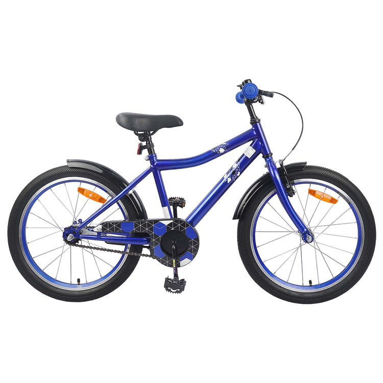 VidaXL Kinderfahrrad 20 Zoll für 6-11 Jahre, dunkelblau