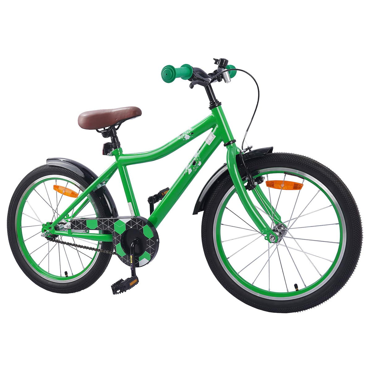 VidaXL Kinderfahrrad 20 Zoll für 6-11 Jahre grün
