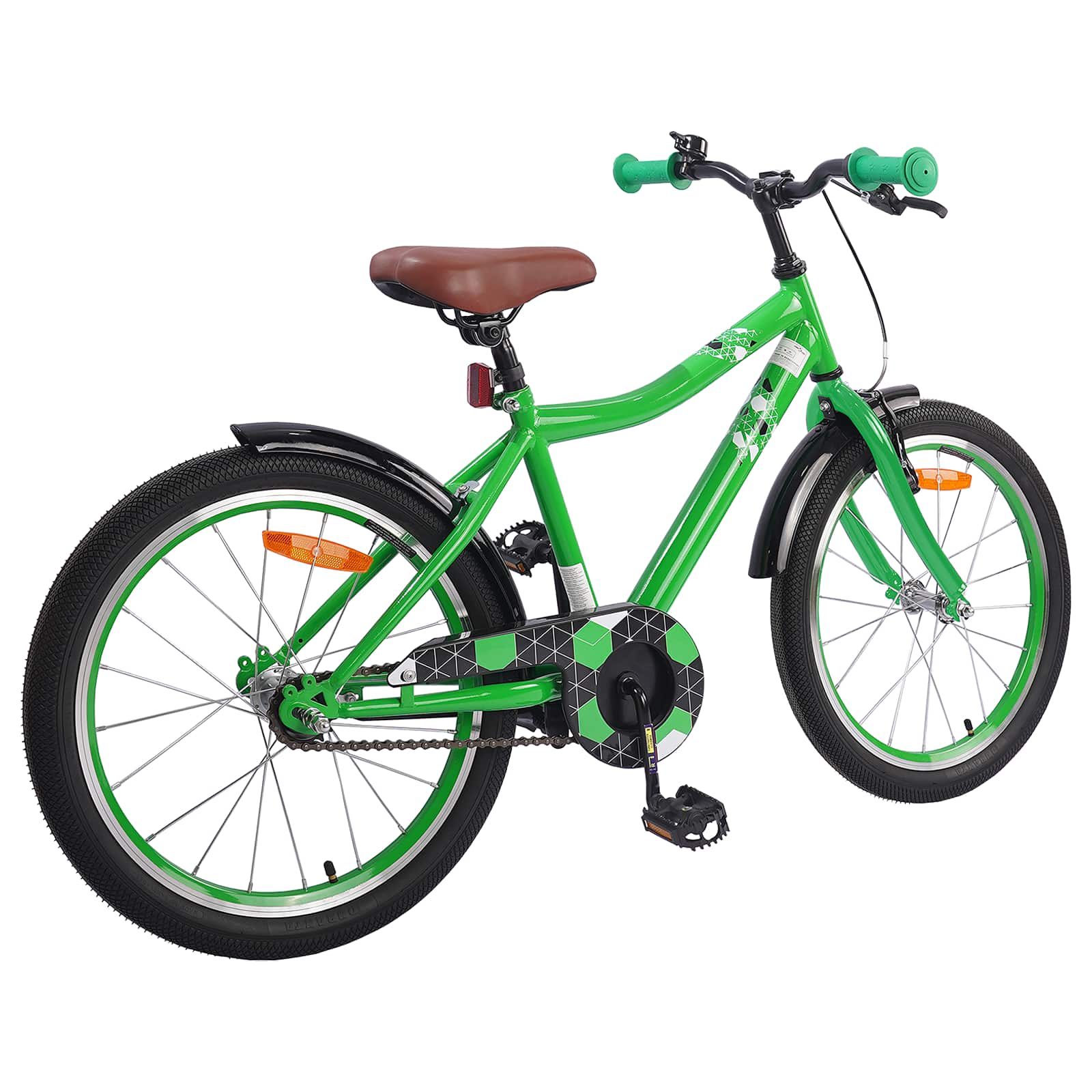 VidaXL Kinderfahrrad 20 Zoll für 6-11 Jahre grün