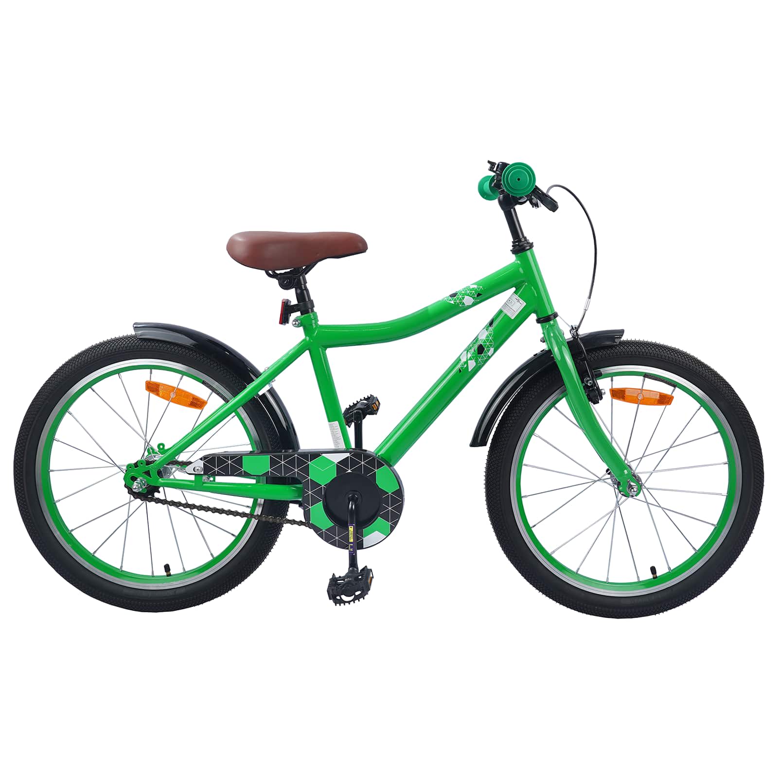 VidaXL Kinderfahrrad 20 Zoll für 6-11 Jahre grün