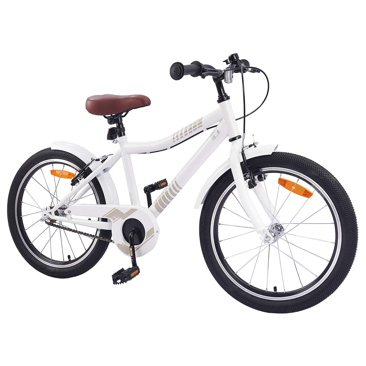 VidaXL Kinderfahrrad 20 Zoll für 6-11 Jahre weiß