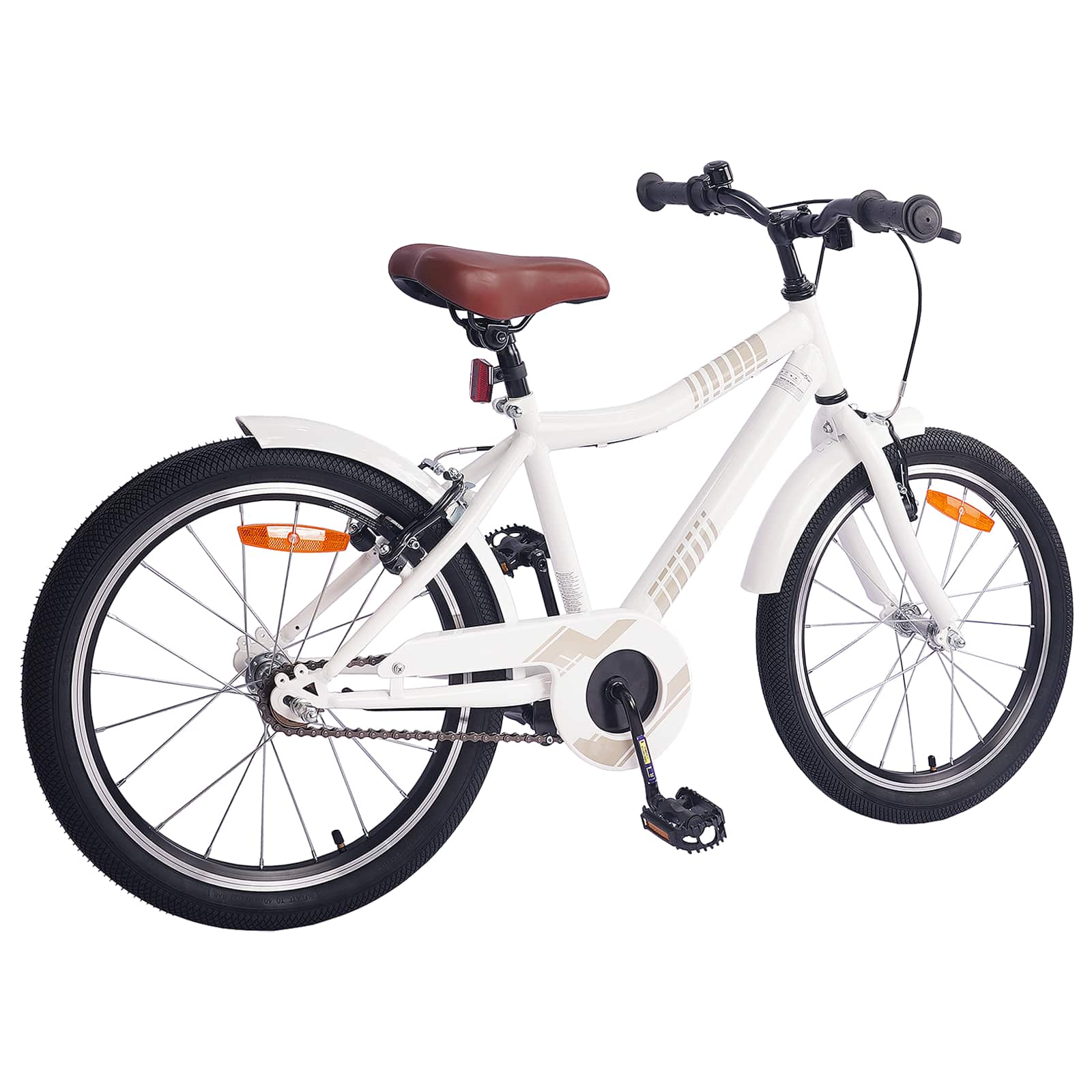 VidaXL Kinderfahrrad 20 Zoll für 6-11 Jahre weiß