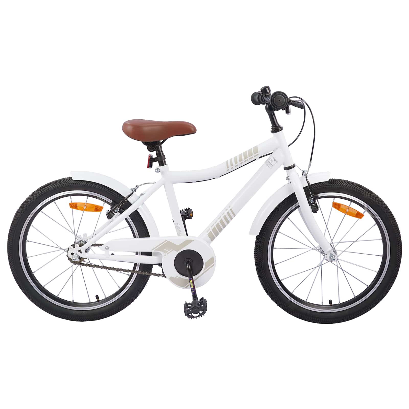 VidaXL Kinderfahrrad 20 Zoll für 6-11 Jahre weiß