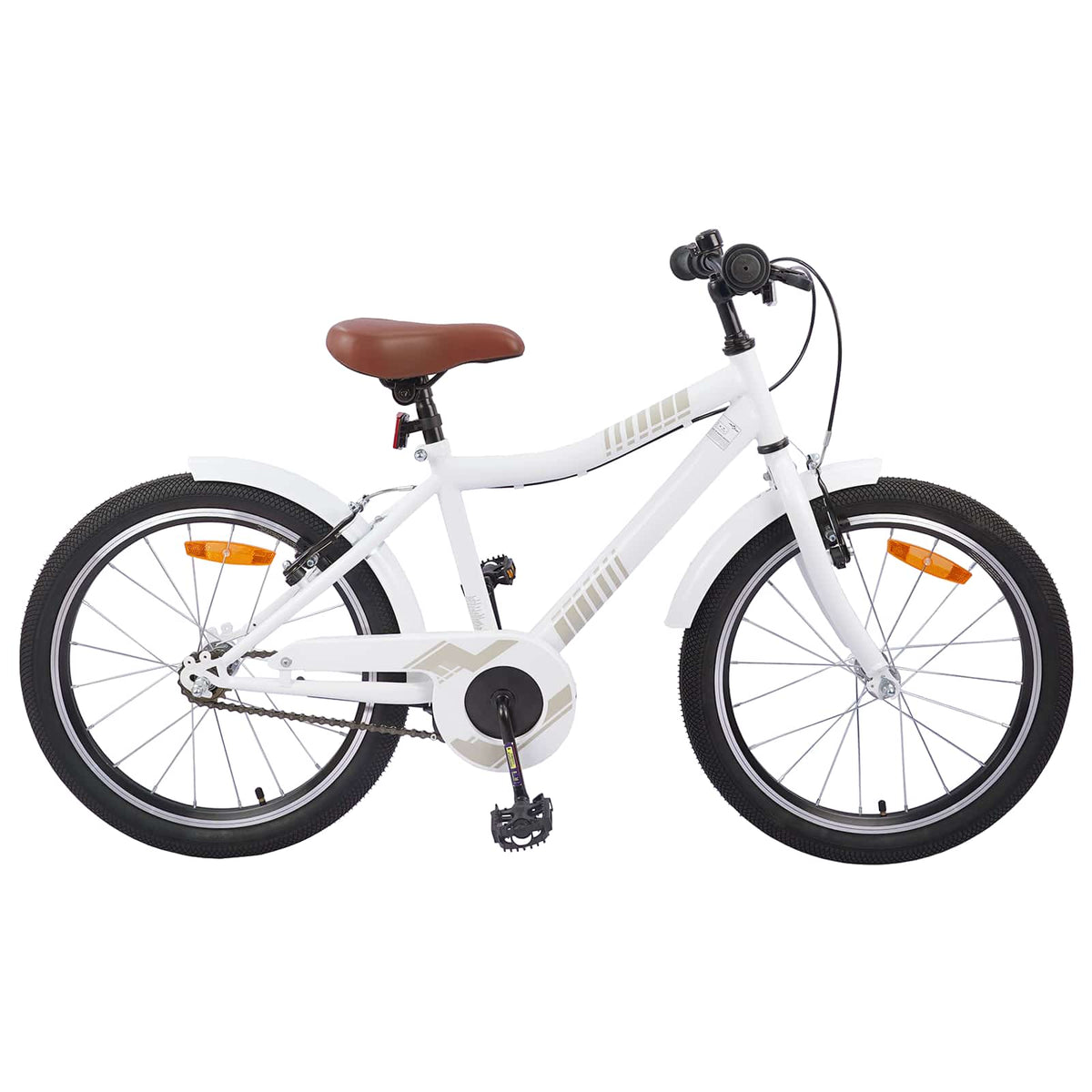 VidaXL Kinderfahrrad 24 Zoll für 8-12 Jahre weiß