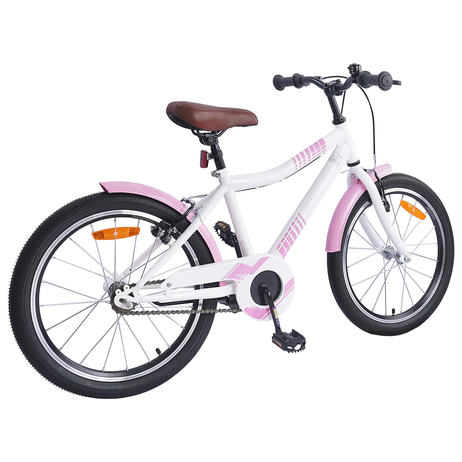 VidaXL Kinderfahrrad 24 Zoll für 8-12 Jahre hellrosa