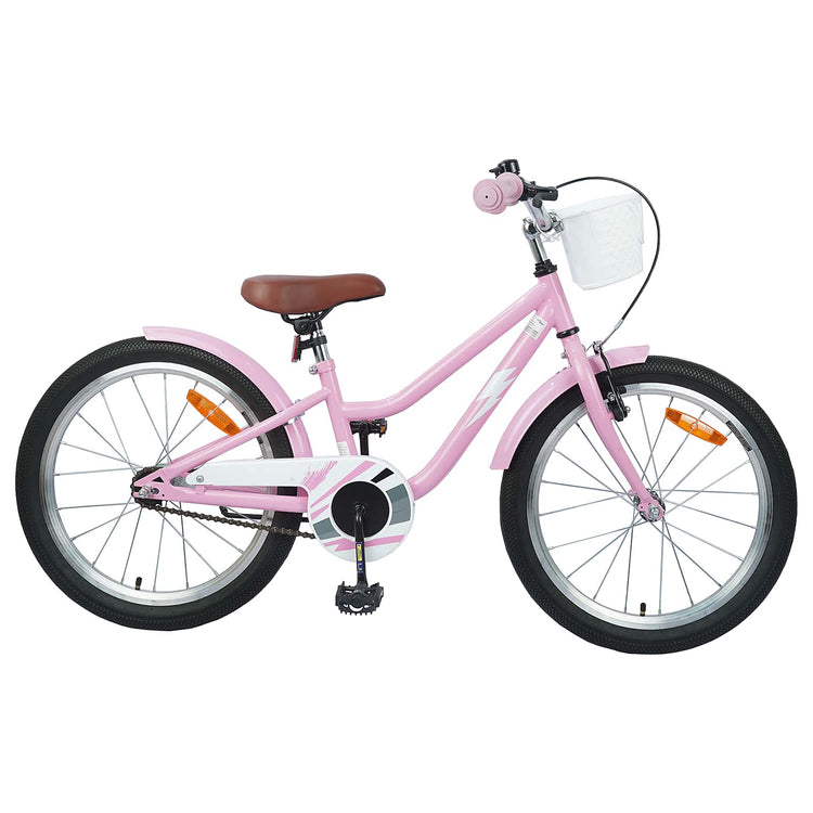 VidaXL Kinderfahrrad 20 Zoll für 6-11 Jahre, Hellrosa