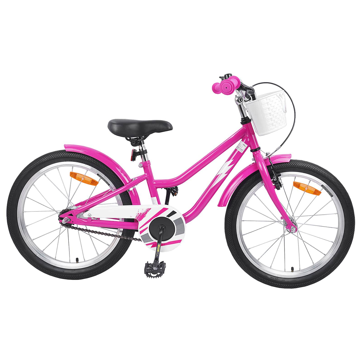 VidaXL Kinderfahrrad 20 Zoll für 6-11 Jahre, Dunkelrosa