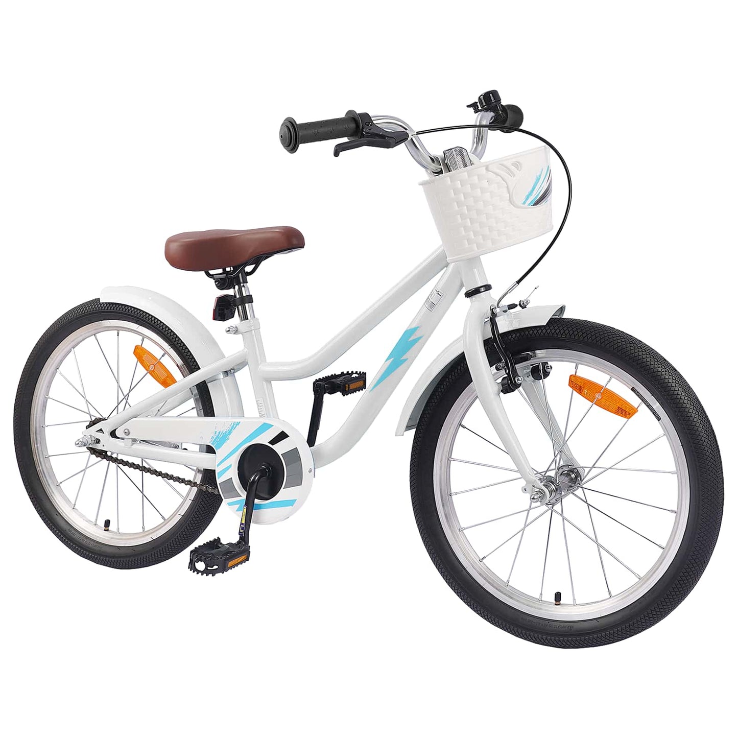 VidaXL Kinderfahrrad 20 Zoll für 6-11 Jahre weiß