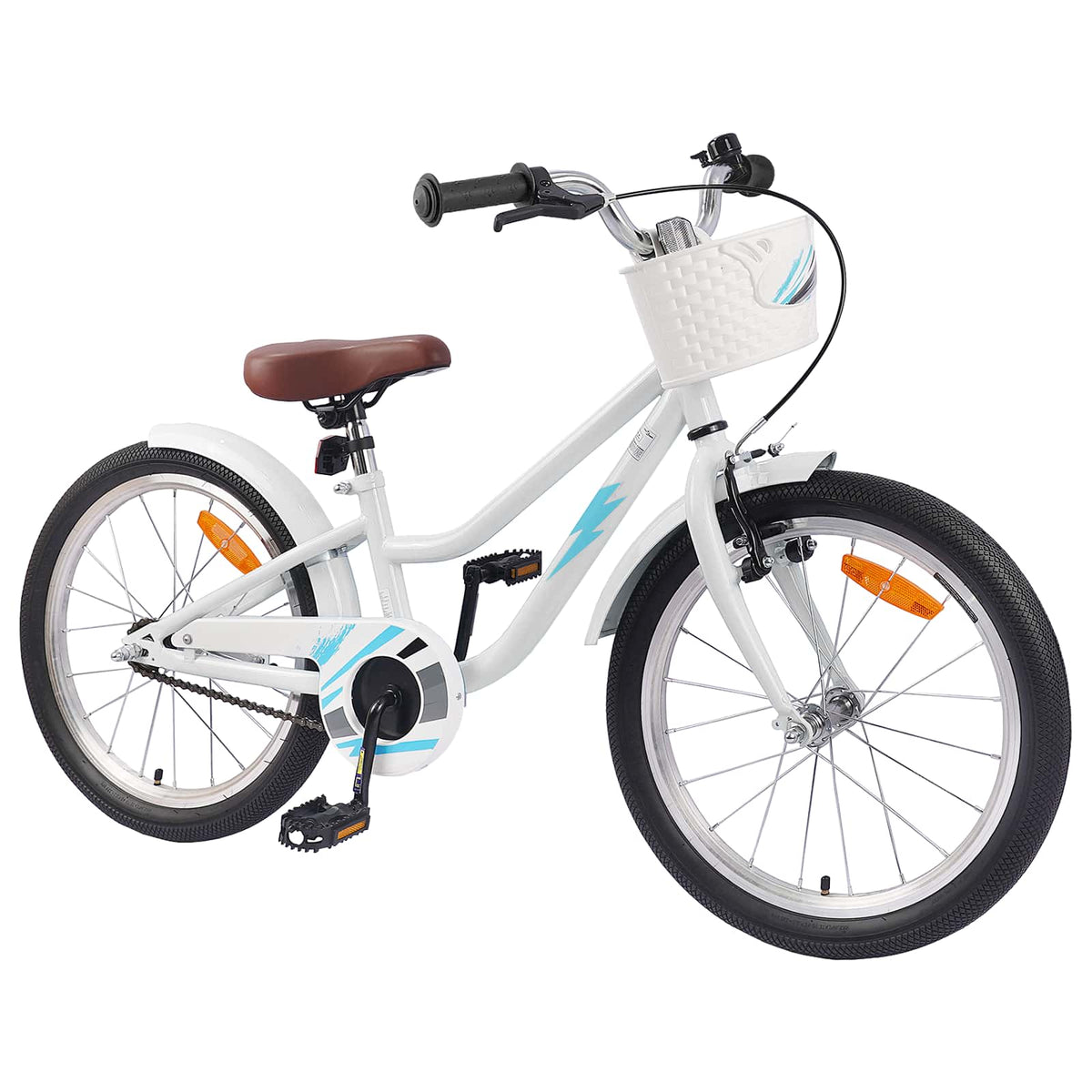 VidaXL Kinderfahrrad 20 Zoll für 6-11 Jahre weiß