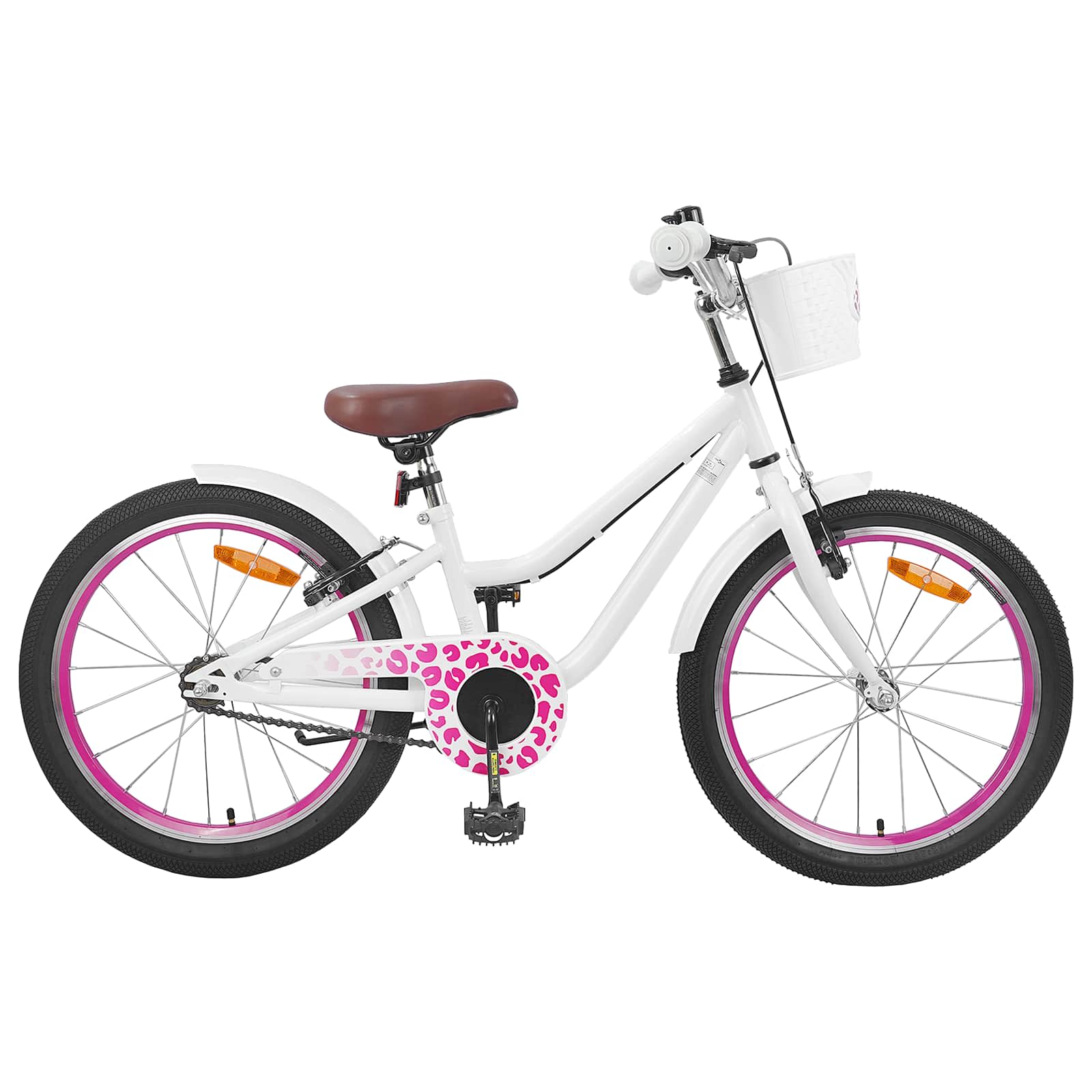VidaXL Kinderfahrrad 20 Zoll für 6-11 Jahre weiß