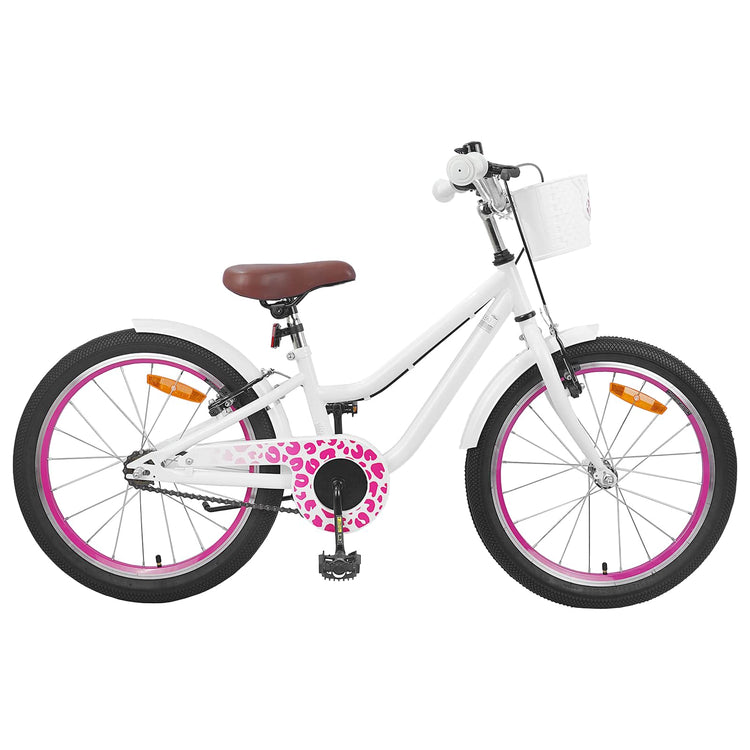 VidaXL Kinderfahrrad 20 Zoll für 6-11 Jahre weiß