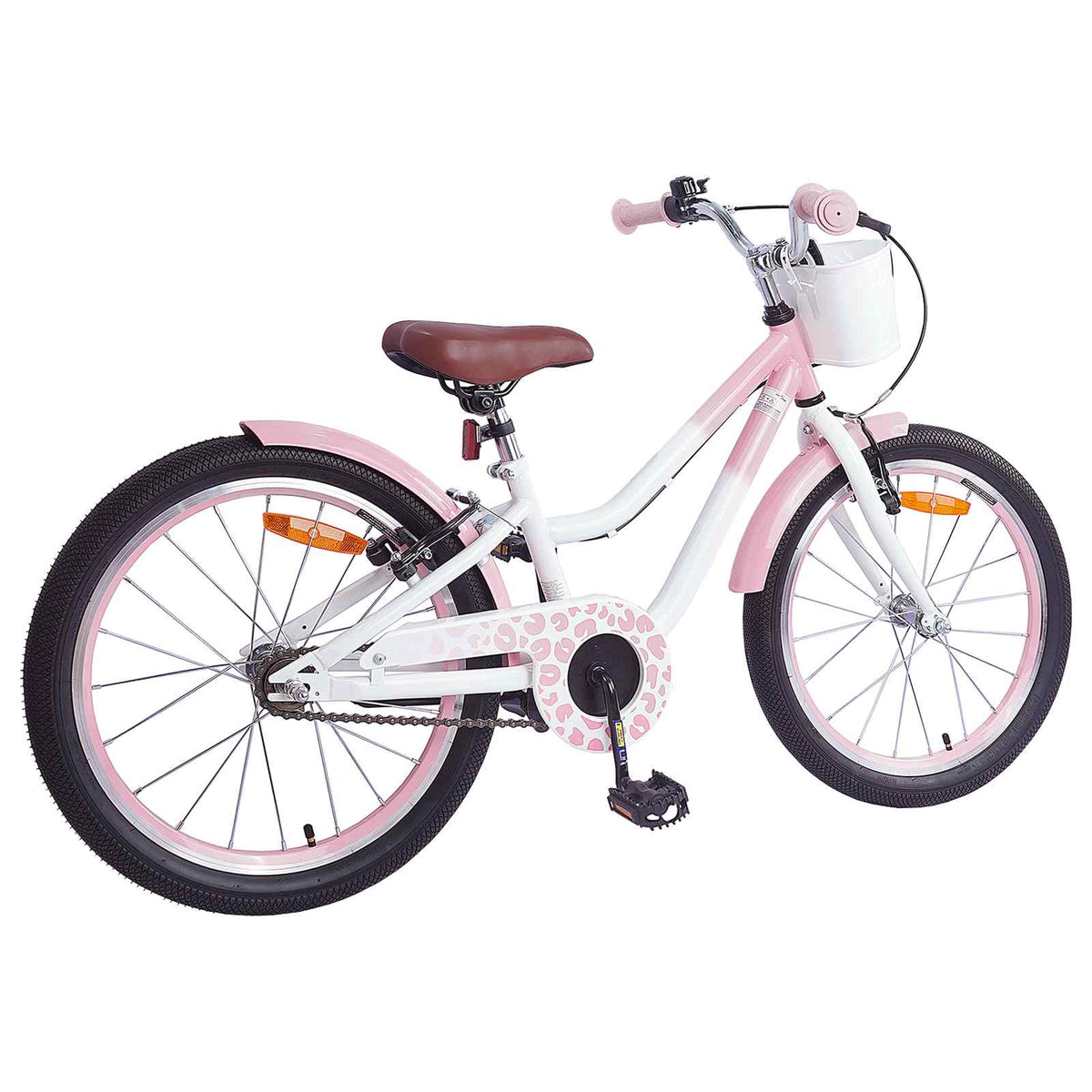VidaXL Kinderfahrrad 20 Zoll für 6-11 Jahre, Hellrosa