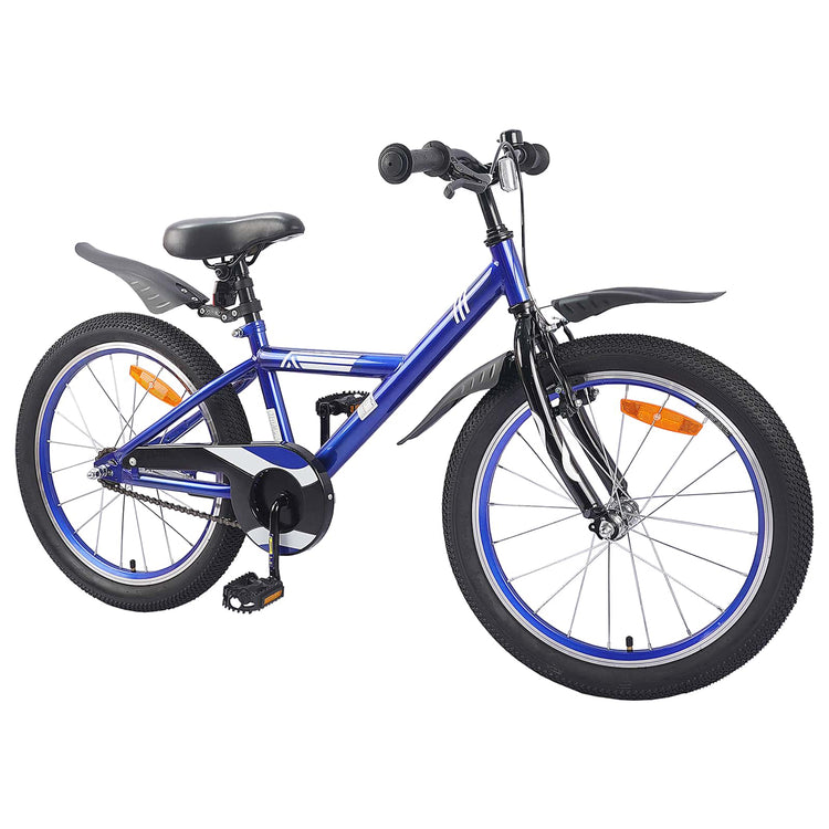 VidaXL Kinderfahrrad 20 Zoll für 6-11 Jahre, dunkelblau
