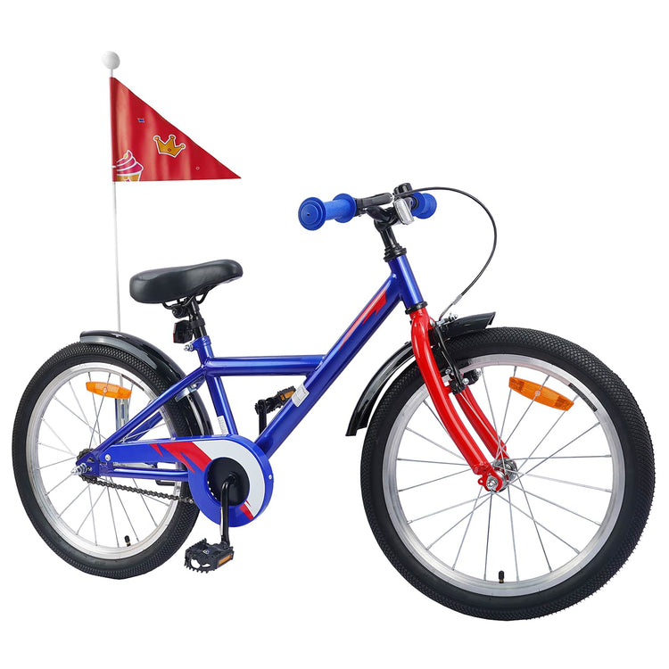 VidaXL Kinderfahrrad 20 Zoll für 6-11 Jahre, dunkelblau