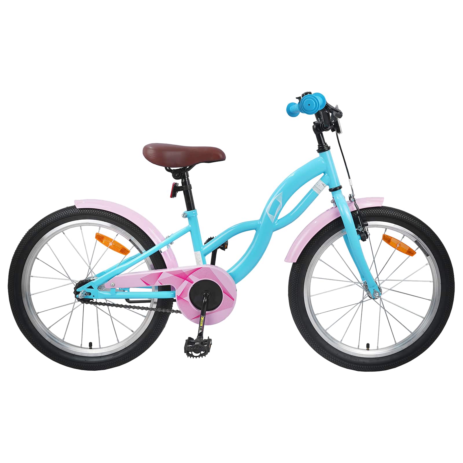 VidaXL Kinderfahrrad 20 Zoll für 6-11 Jahre Hellblau