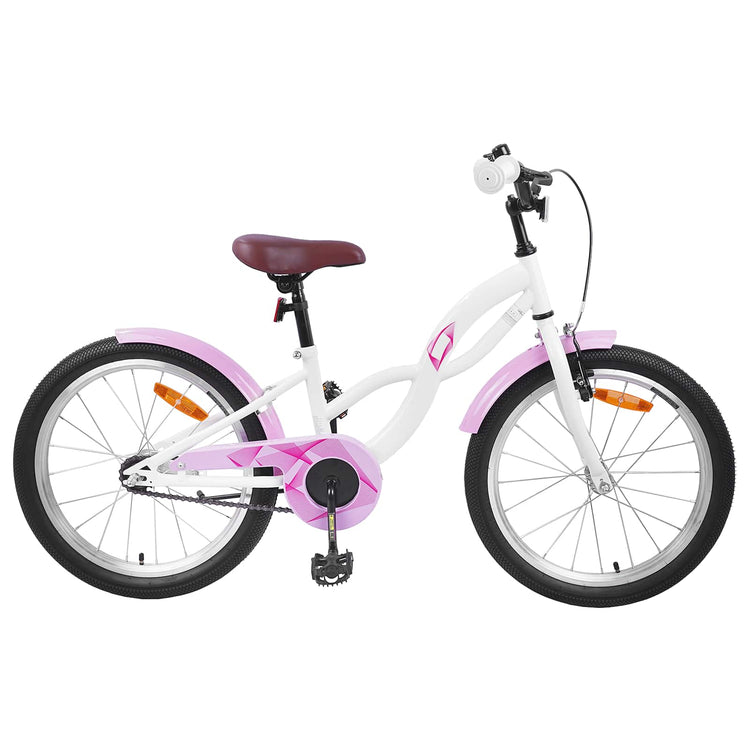 VidaXL Kinderfahrrad 20 Zoll für 6-11 Jahre weiß