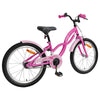 VidaXL Kinderfahrrad 20 Zoll für 6-11 Jahre, Dunkelrosa