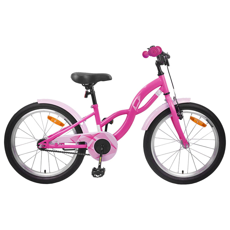 VidaXL Kinderfahrrad 20 Zoll für 6-11 Jahre, Dunkelrosa
