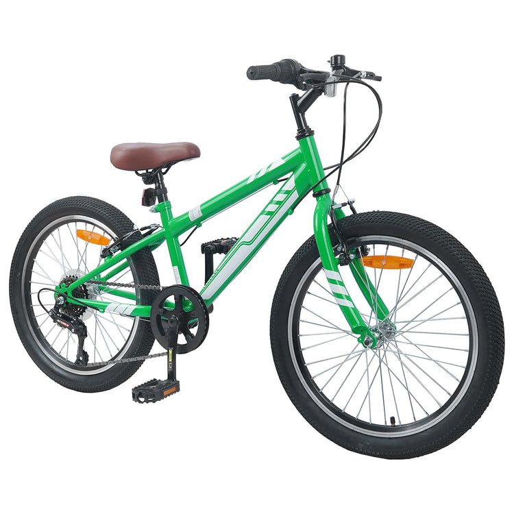 VidaXL Mountainbike 24 Zoll 6-Gang für 8-12 Jahre grün