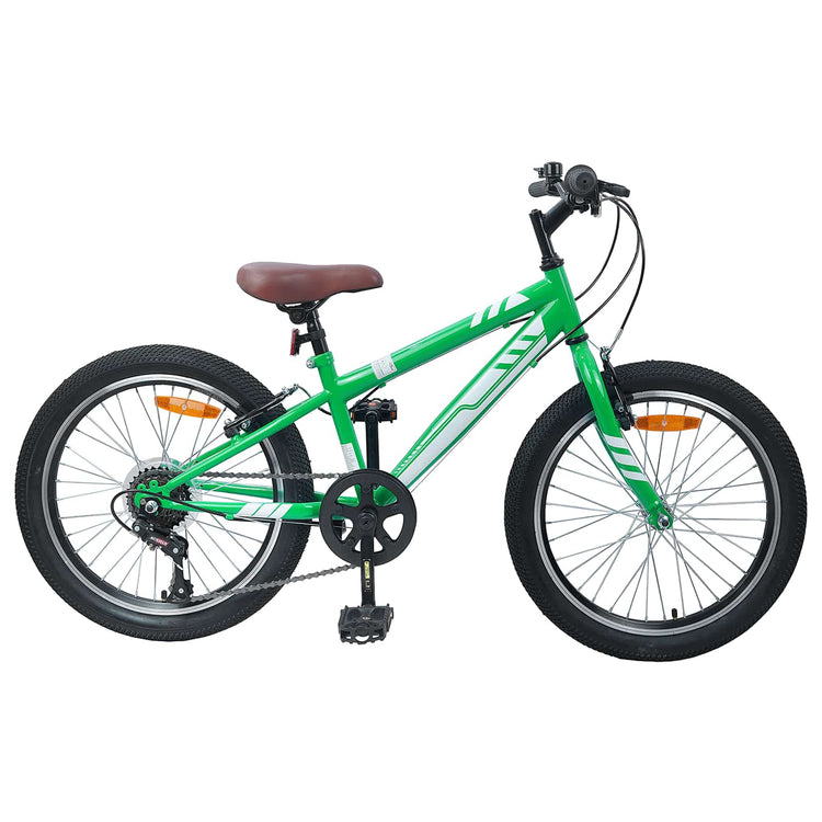 VidaXL Mountainbike 24 Zoll 6-Gang für 8-12 Jahre grün