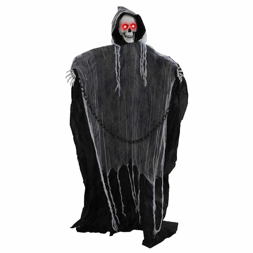 Vidaxl Halloween Sensenmann schwarz 60 x 60 x 155 cm Polyester