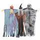Vidaxl Halloween-Geist zum Aufhängen, 3 Stück, mehrfarbig, 61 x 97 cm, Polyester