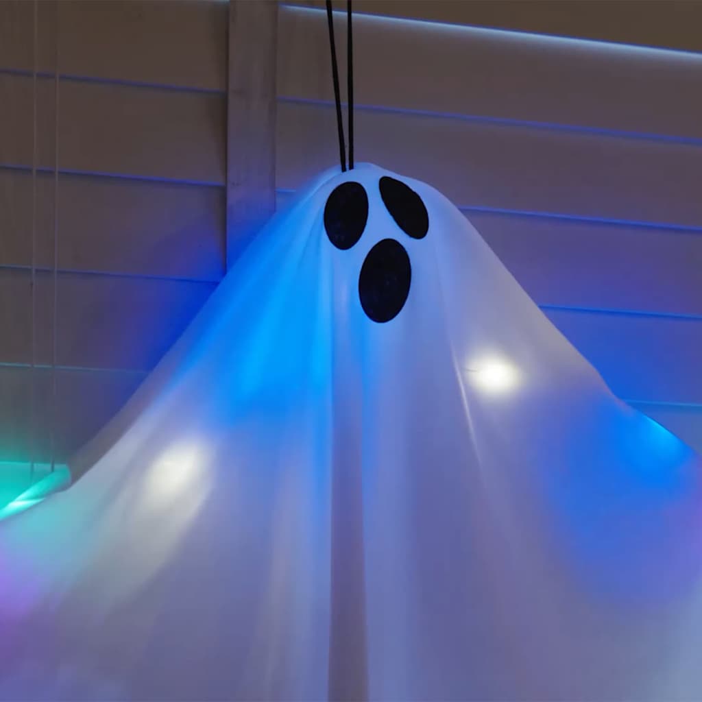 Vidaxl Halloween-Hängegeist 3 Stück weiß 52 x 62 cm Polyester