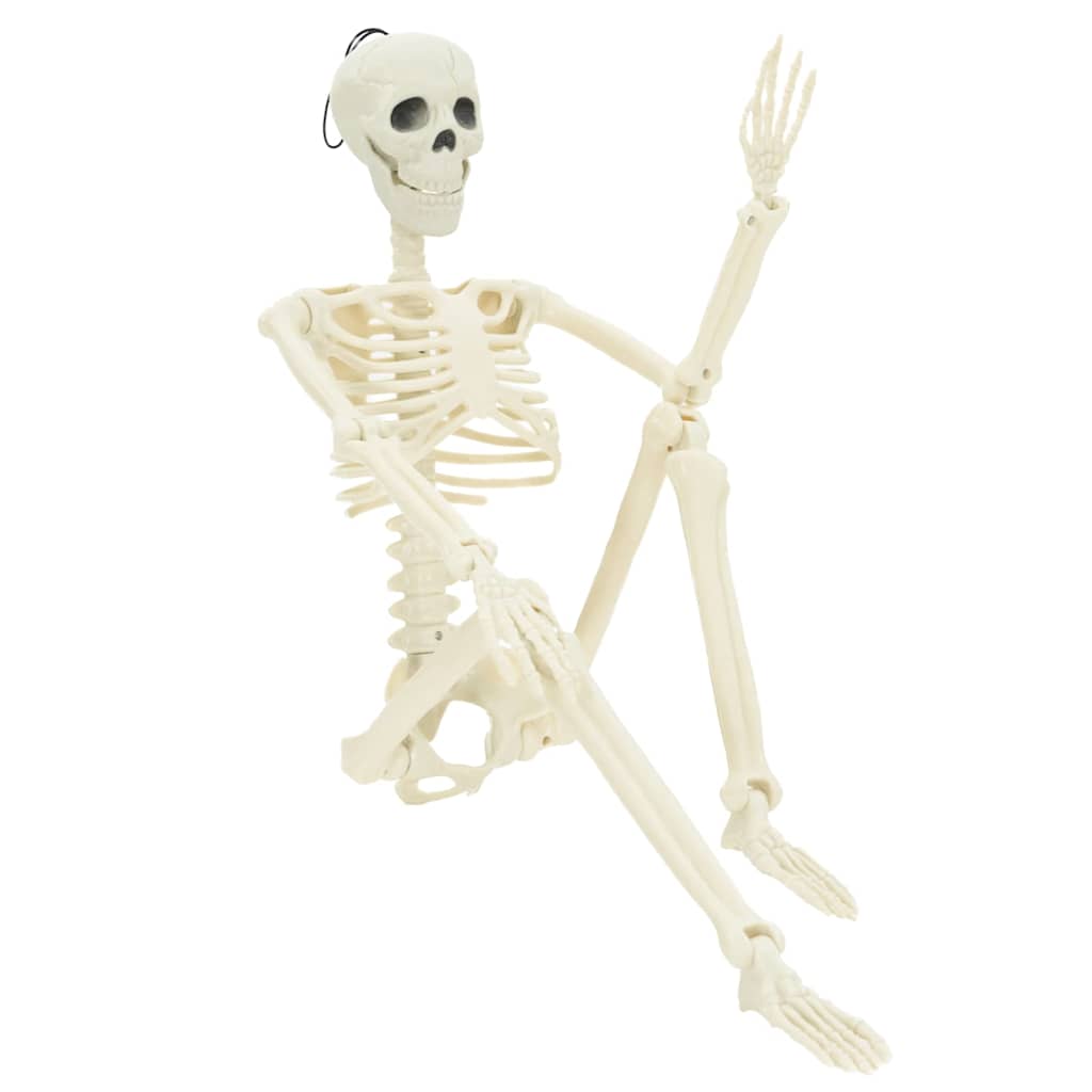 VidaXL Halloween-Skelett 2 Stück weiß 85 cm PVC