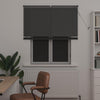 Vidaxx Jalousie verstellbar silbergrau 150 x 110 cm PVC