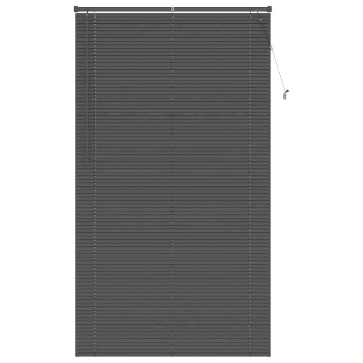 Vidaxx Jalousie verstellbar silbergrau 213 x 120 cm PVC
