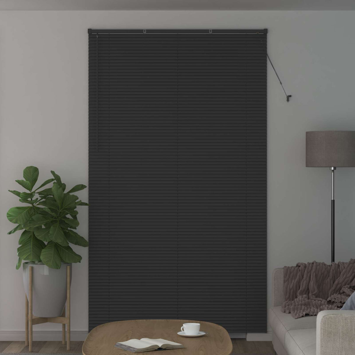 Vidaxx Jalousie verstellbar silbergrau 213 x 140 cm PVC