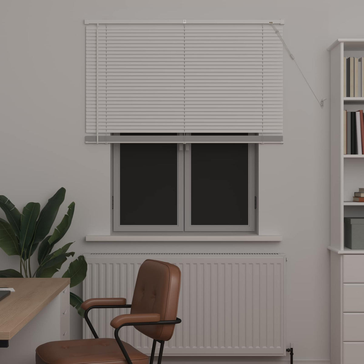 Vidaxx Jalousie verstellbar weiß 150 x 120 cm PVC