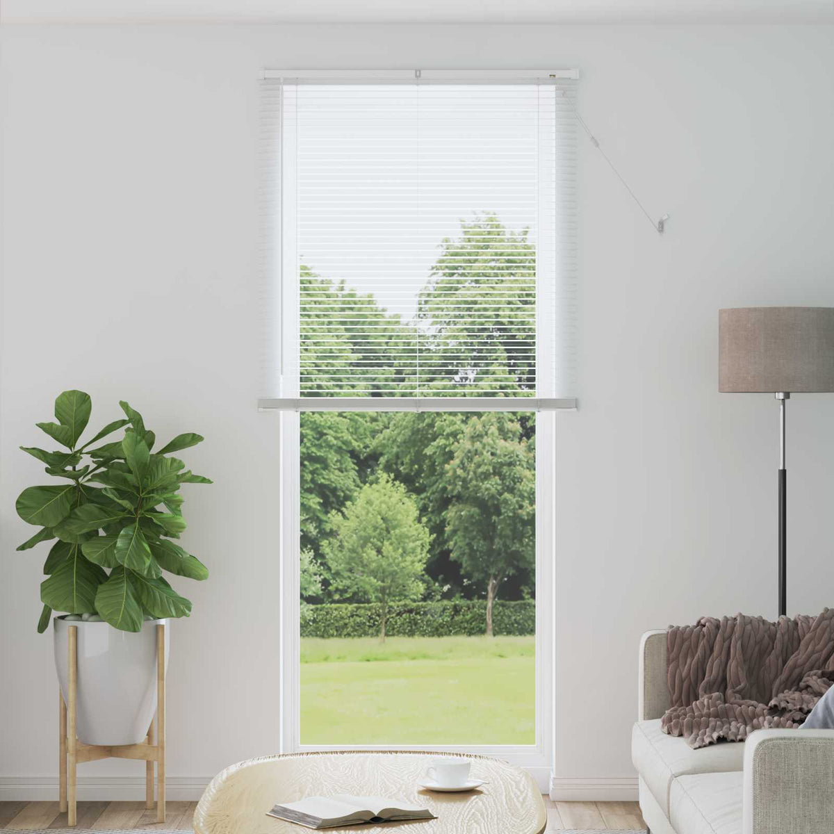 Vidaxx Jalousie verstellbar weiß 213 x 80 cm PVC