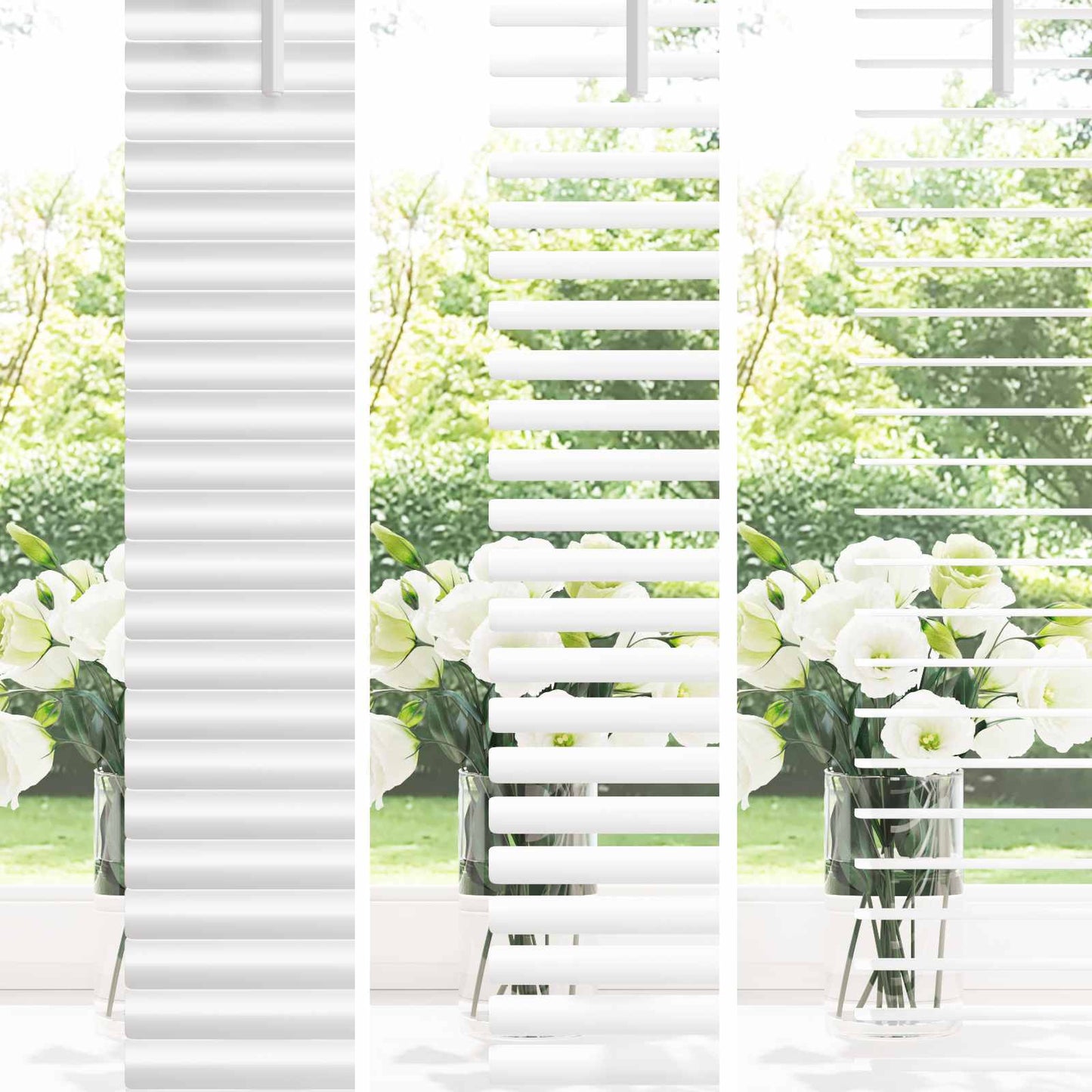 Vidaxx Jalousie verstellbar weiß 213 x 130 cm PVC