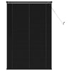 Vidaxx Jalousie verstellbar schwarz 150 x 70 cm PVC