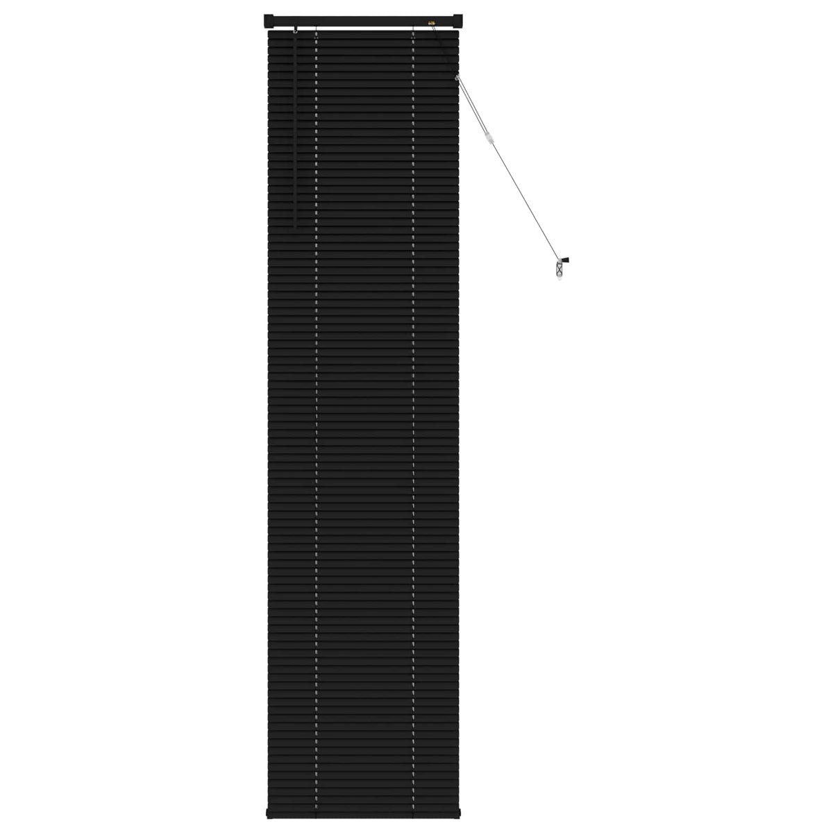 Vidaxx Jalousie verstellbar schwarz 213 x 50 cm PVC