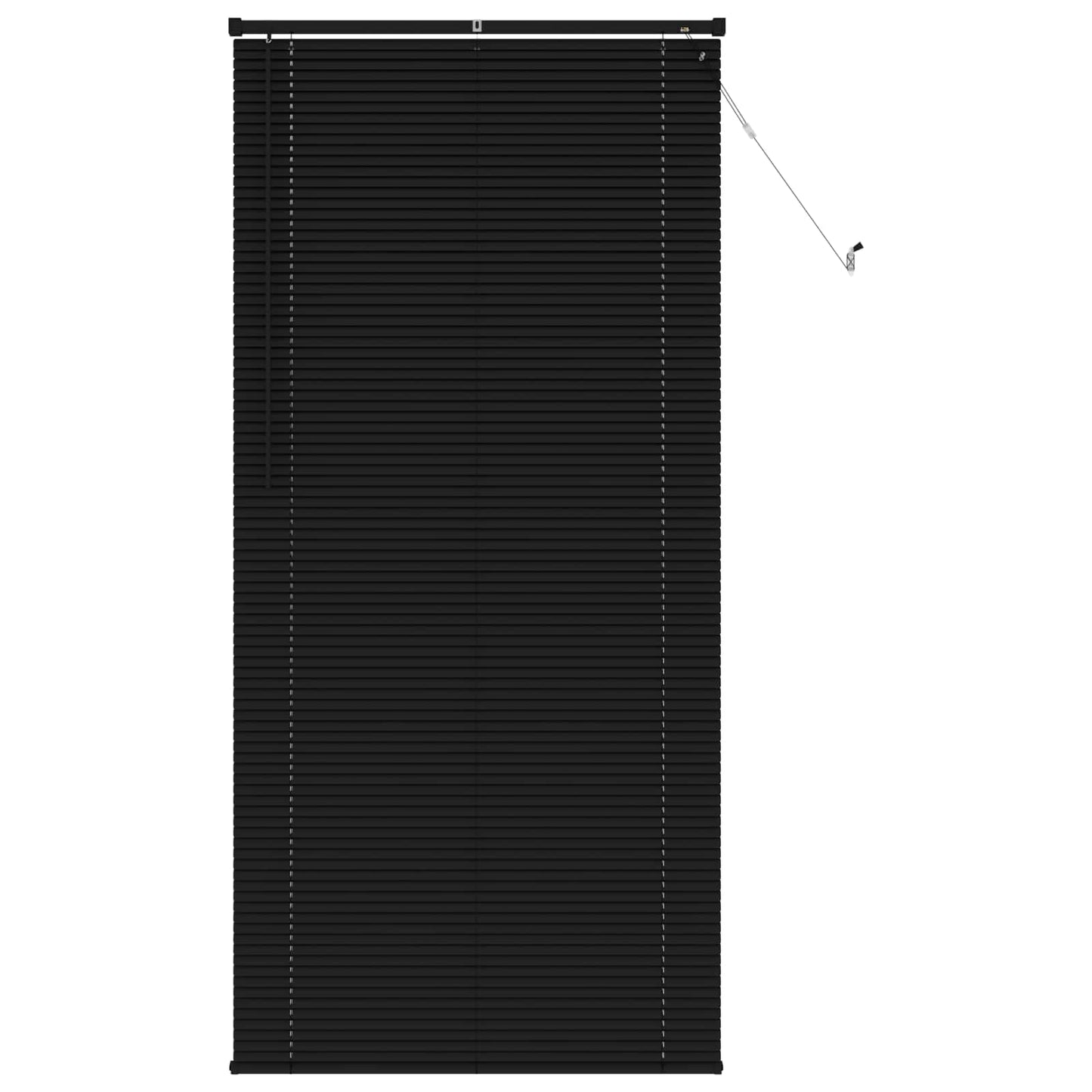 Vidaxx Jalousie verstellbar schwarz 213 x 70 cm PVC