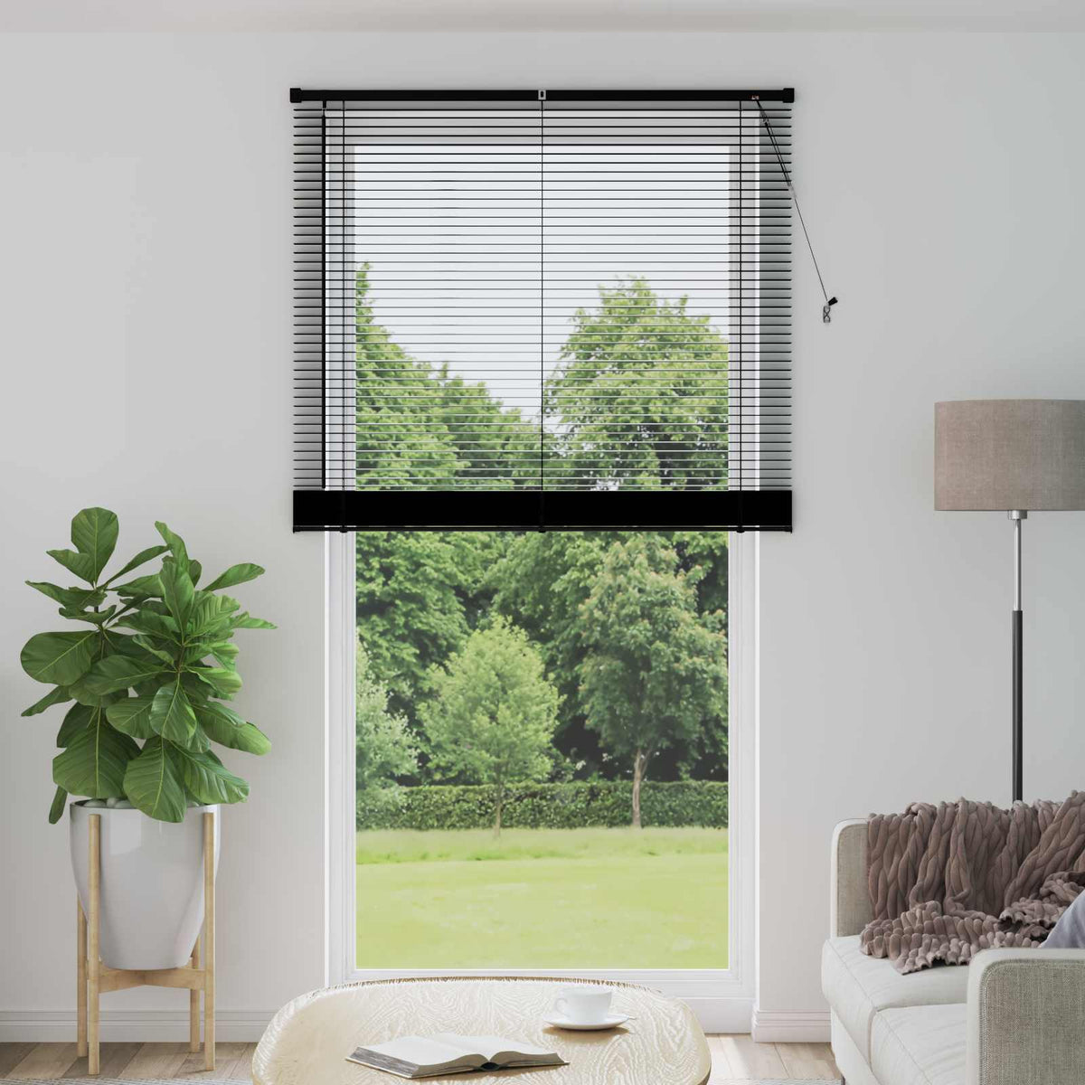 Vidaxx Jalousie verstellbar schwarz 213 x 110 cm PVC