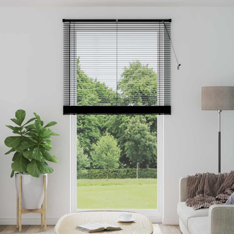 Vidaxx Jalousie verstellbar schwarz 213 x 120 cm PVC