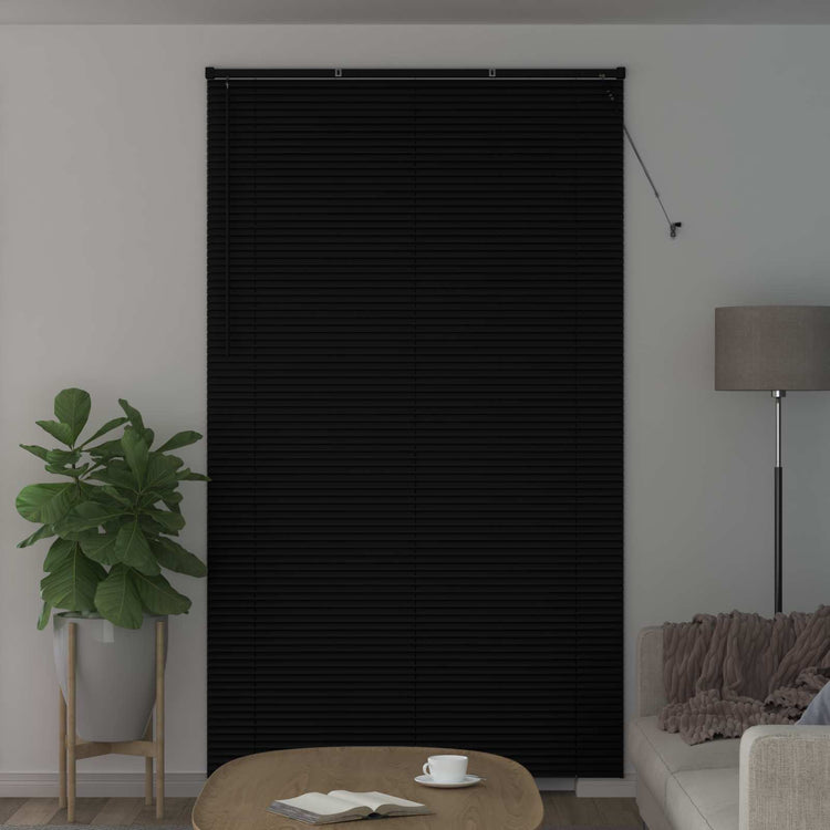 Vidaxx Jalousie verstellbar schwarz 213 x 130 cm PVC