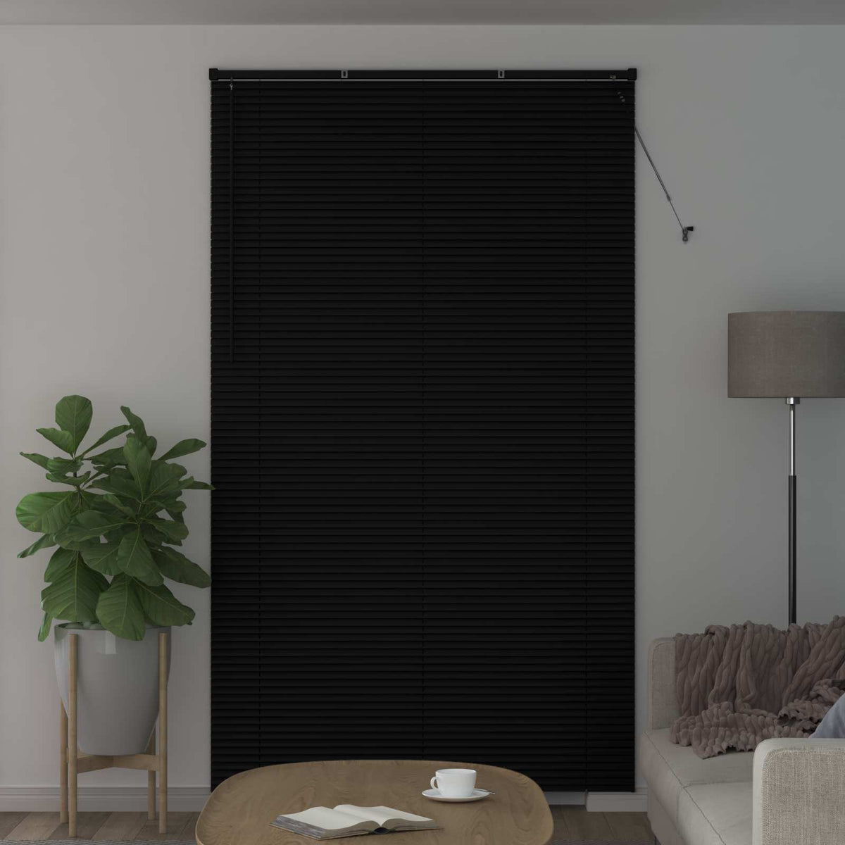 Vidaxx Jalousie verstellbar schwarz 213 x 150 cm PVC