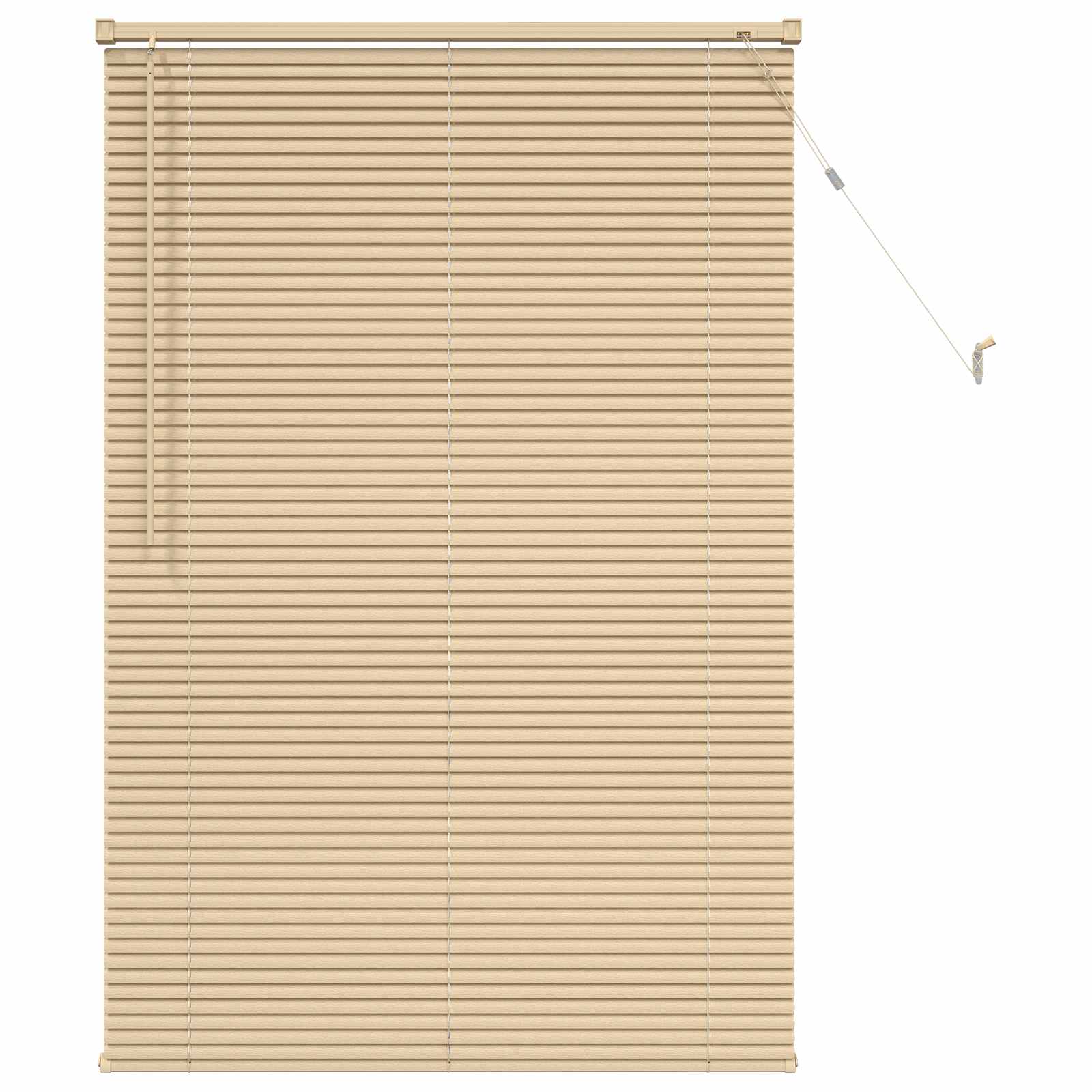 Vidaxx Jalousie Hellbraun mit Muster 150 x 90 cm PVC