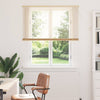 Vidaxx Jalousie Hellbraun mit Muster 150 x 120 cm PVC