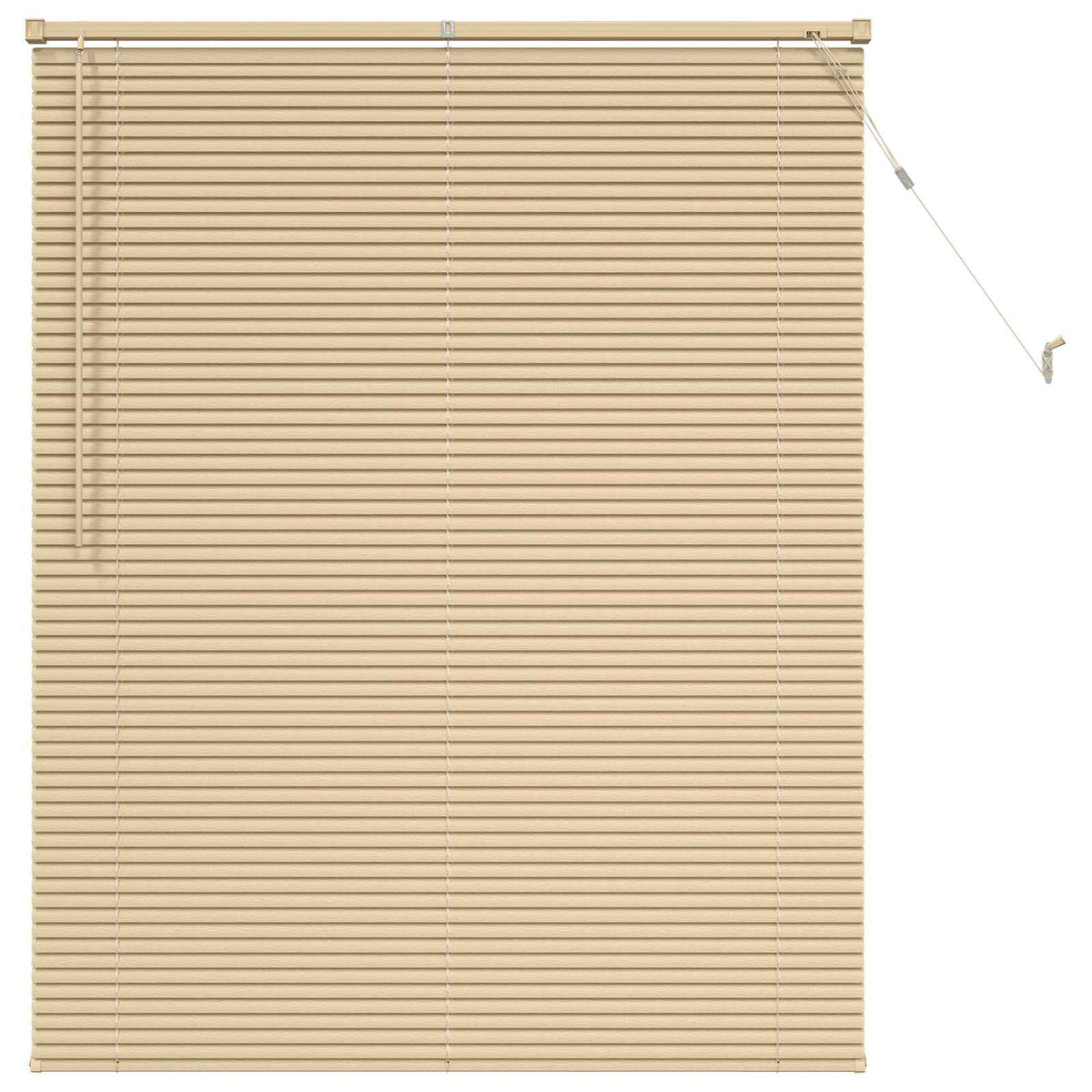 Vidaxx Jalousie Hellbraun mit Muster 150 x 120 cm PVC