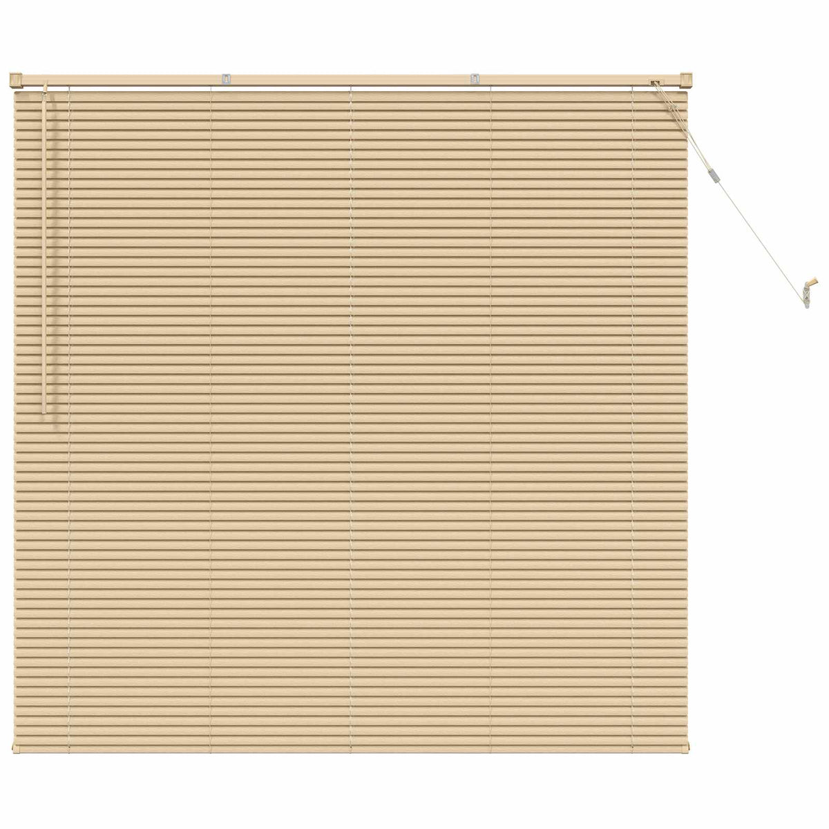 Vidaxx Jalousie Hellbraun mit Muster 150 x 150 cm PVC