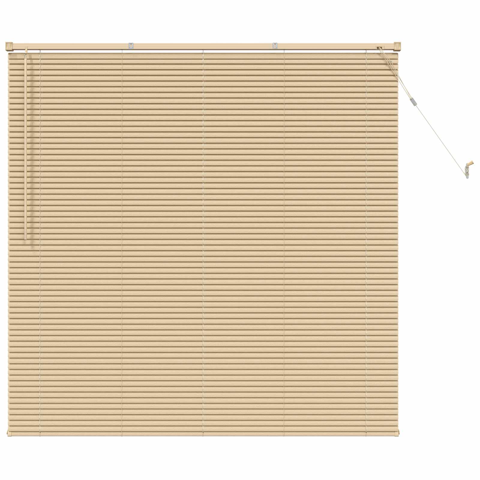 Vidaxx Jalousie Hellbraun mit Muster 150 x 160 cm PVC